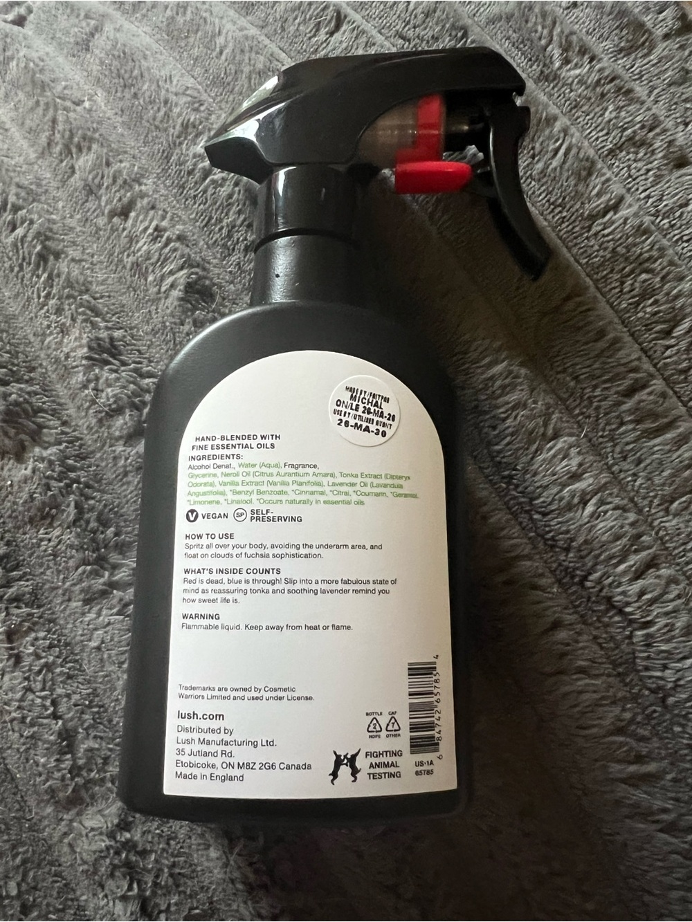 LUSH PINK BODY SPRAY CALIFORNIA EXCLUSIVE BRAND NEW 6.7 oz LIMITED EDITION - Picture 2 of 7